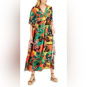 INC Hawaiian print Caftan